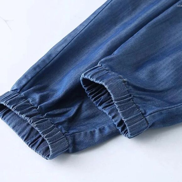 Robert Louis Denim Color Jogger Pants, Size Small - Picture 3 of 16